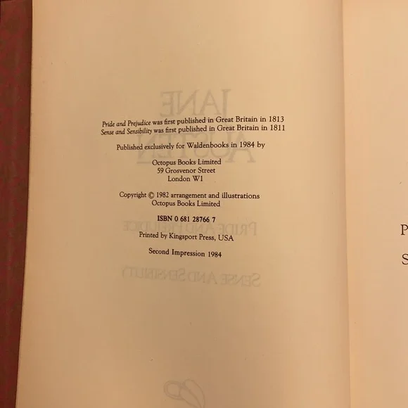 Jane Austen Pride and Prejudice Sense and Sensibility - Picture 3 of 7